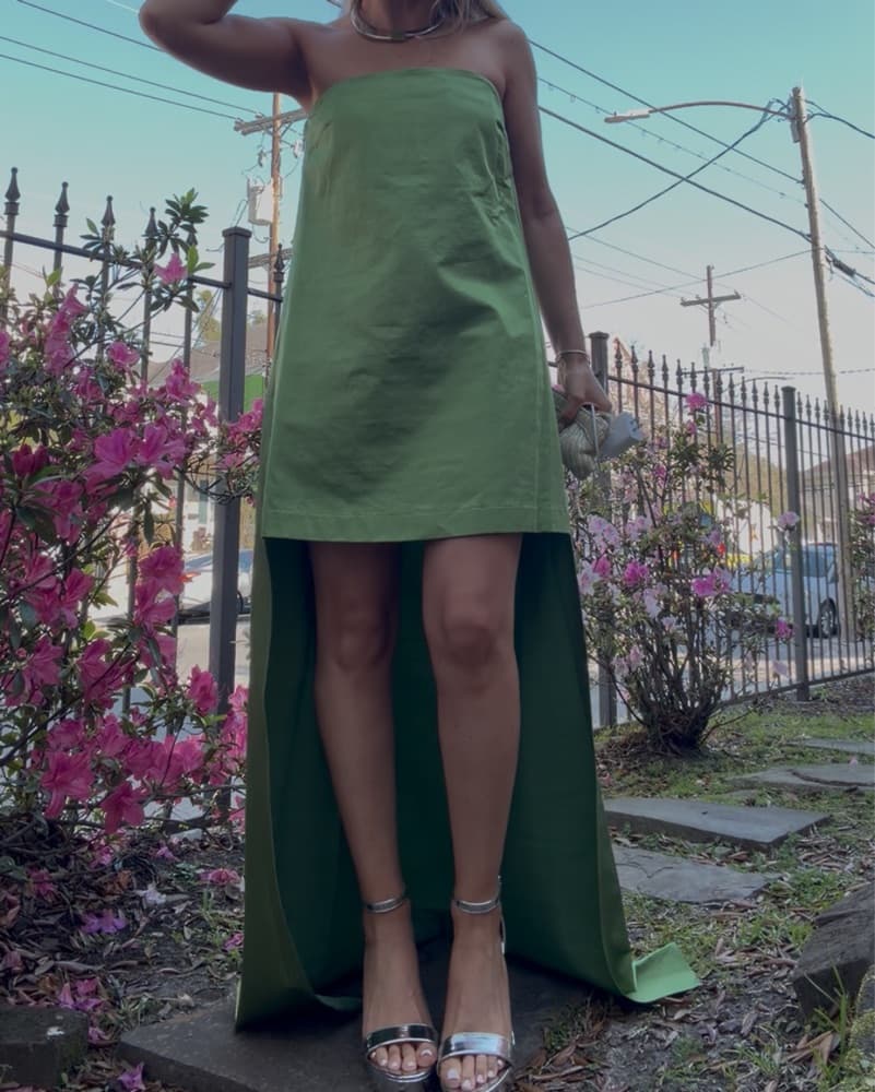 Rebecca Taylor Green mini dress  - Image 3