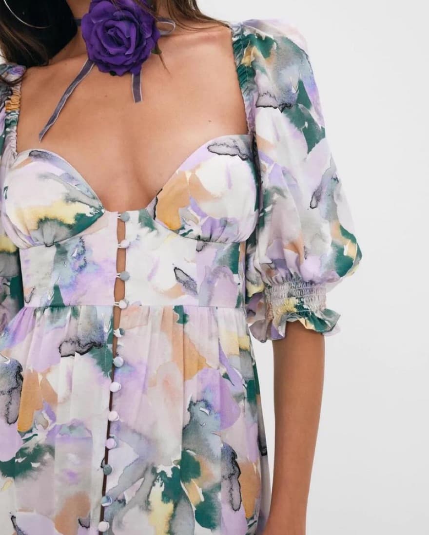 For Love & Lemons Megan Maxi Dress - Image 3