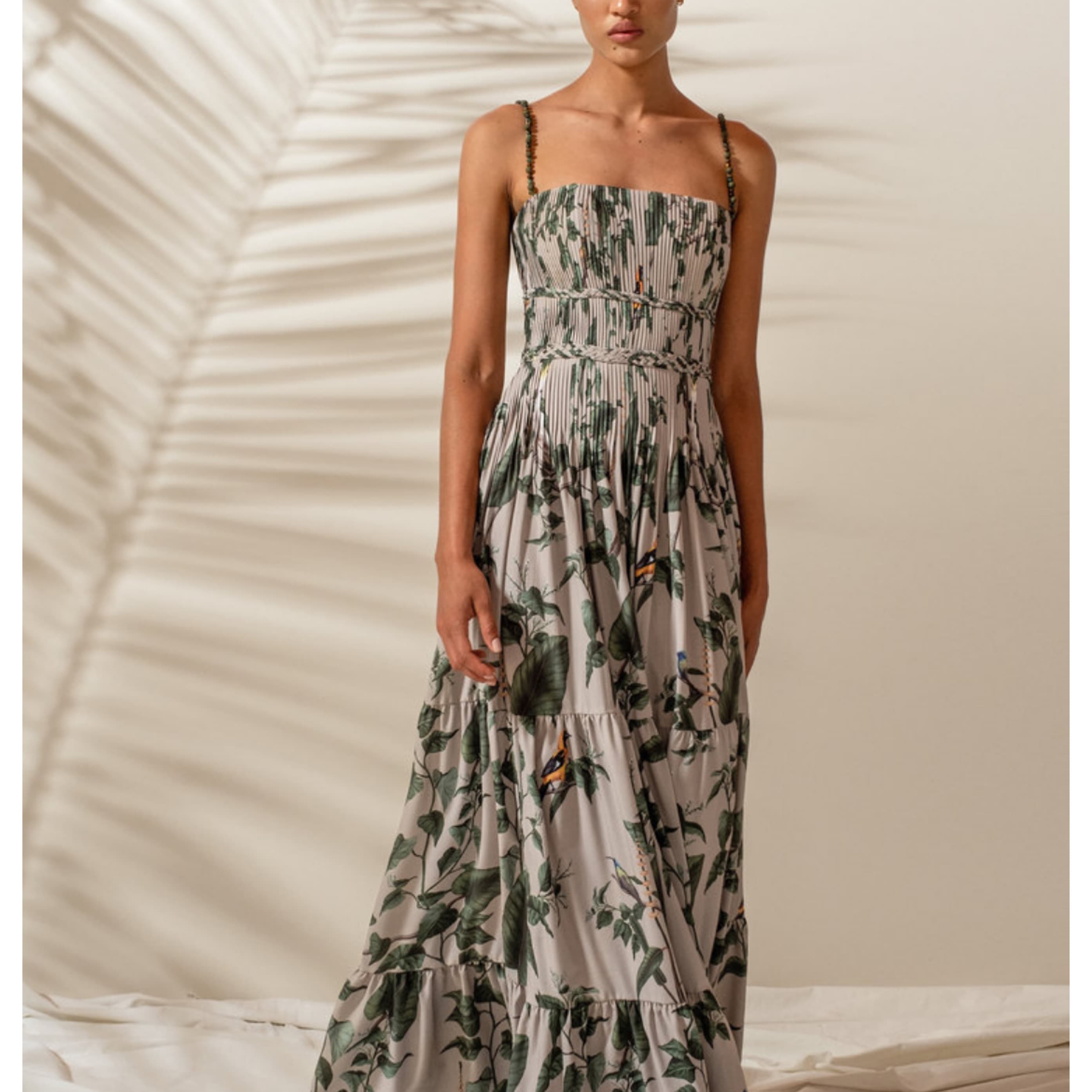 Andres Otalora Desierto Pleated Dress - Image 1