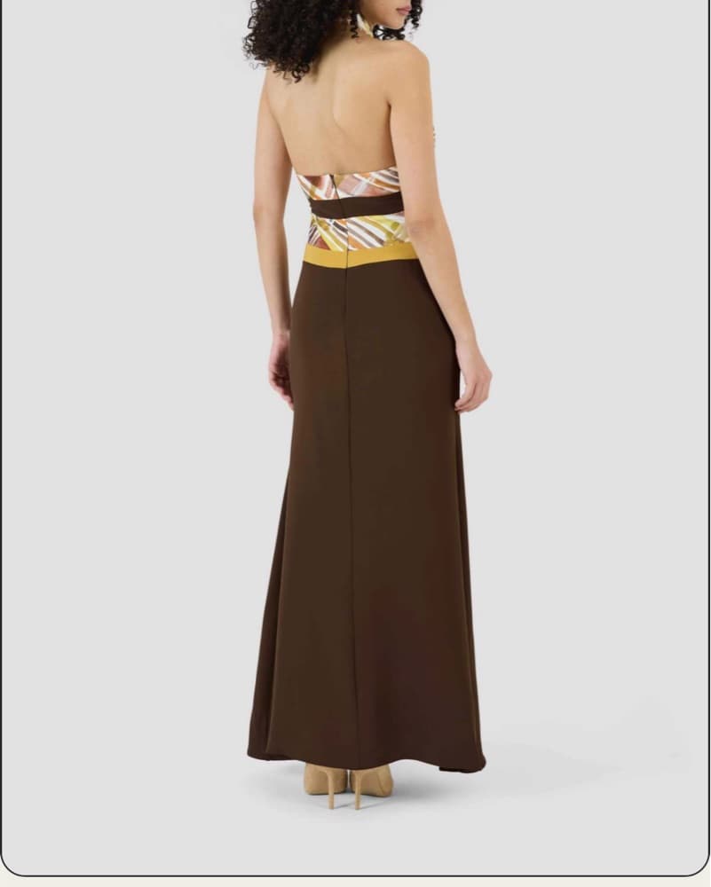 Rosie Assoulin Twisted Halter Dress  - Image 2