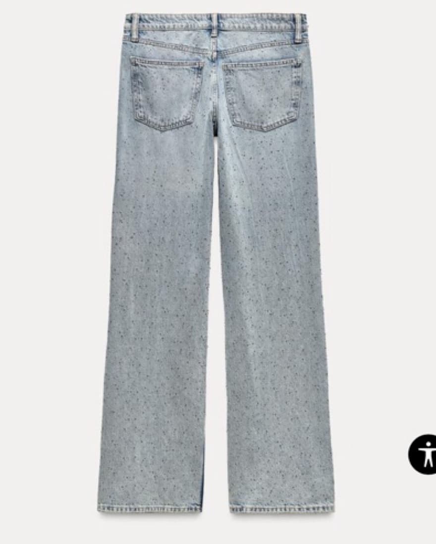 Zara Glitter Jeans - Image 2