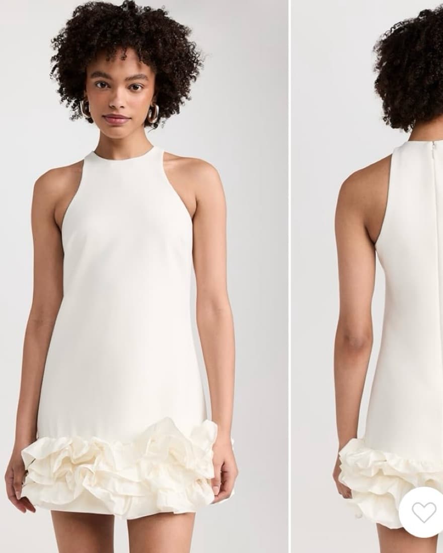 Cinq A Sept Ruffle Halter Mini Dress - Image 2