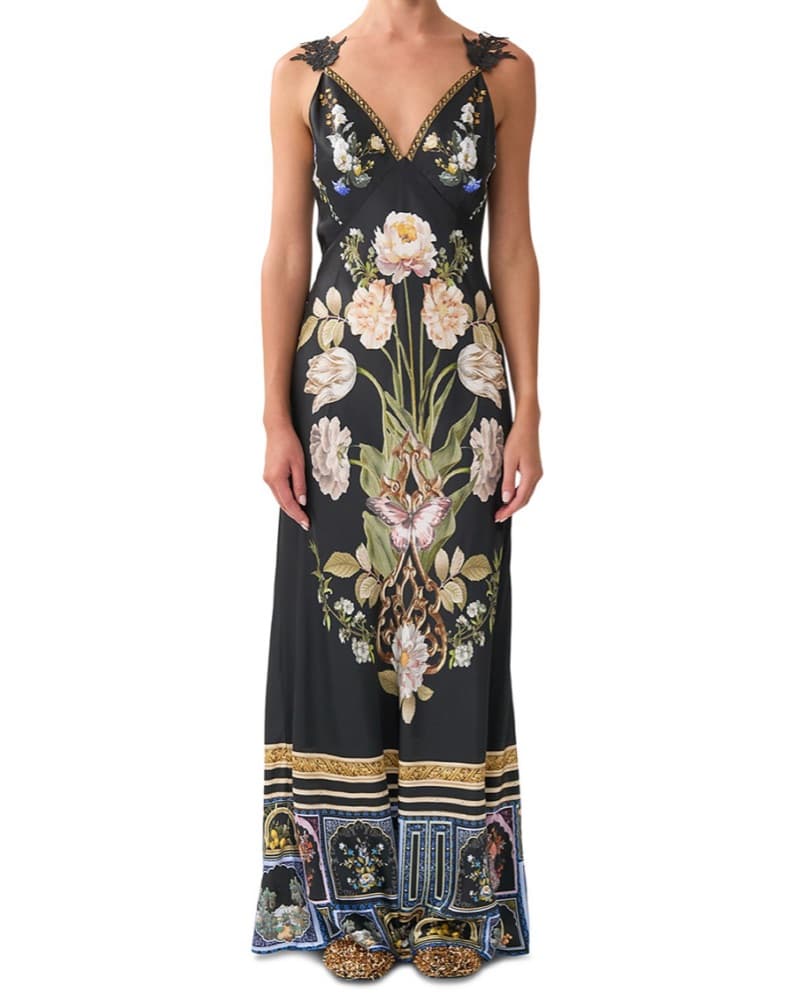Camilla Silk Maxi Dress - Image 1