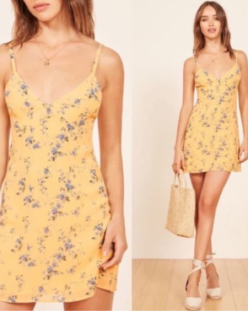 Reformation Floral Mini Dress - Image 1