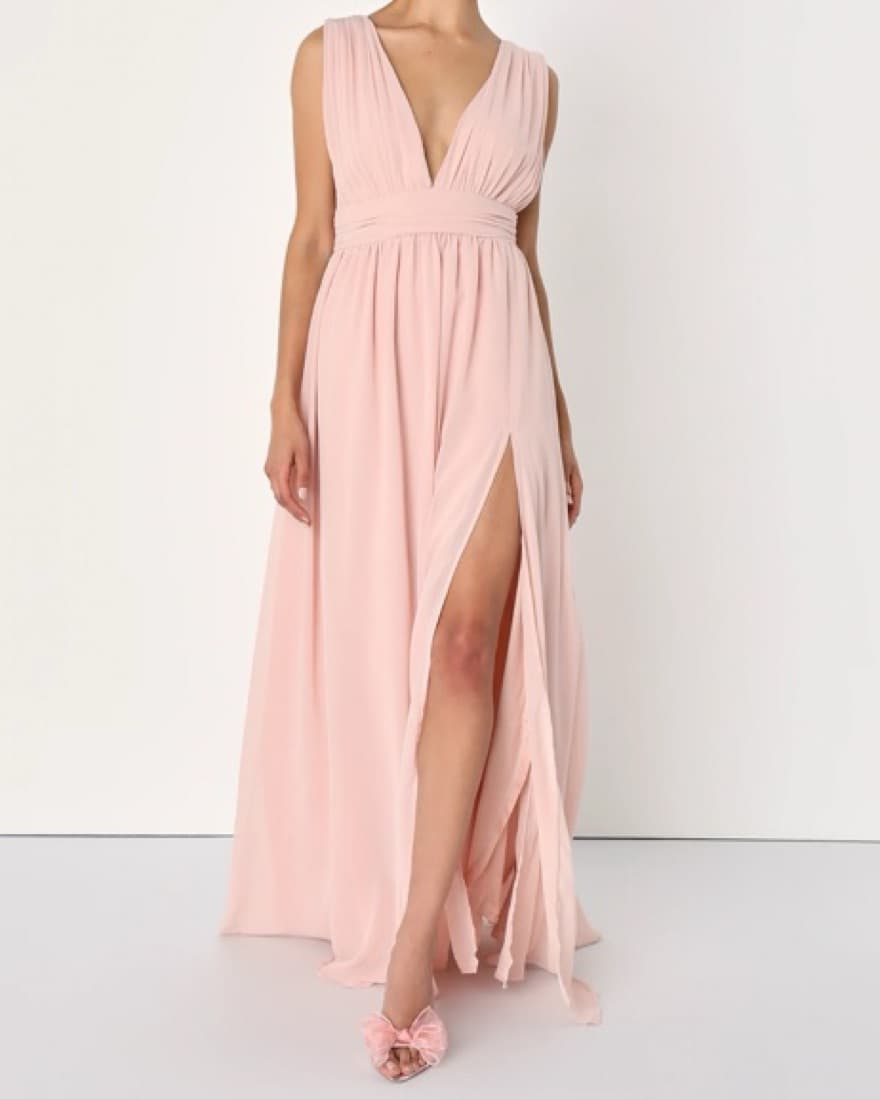 Lulus Heavenly Hues Blush Maxi - Image 2