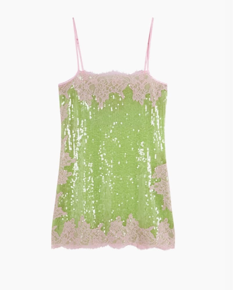 Handover Green And Pink Dress - Image 1