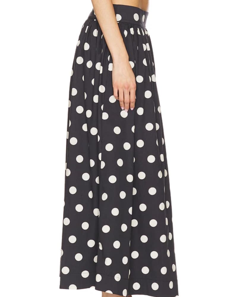 Polka Dot Maxi Skirt  - Image 3