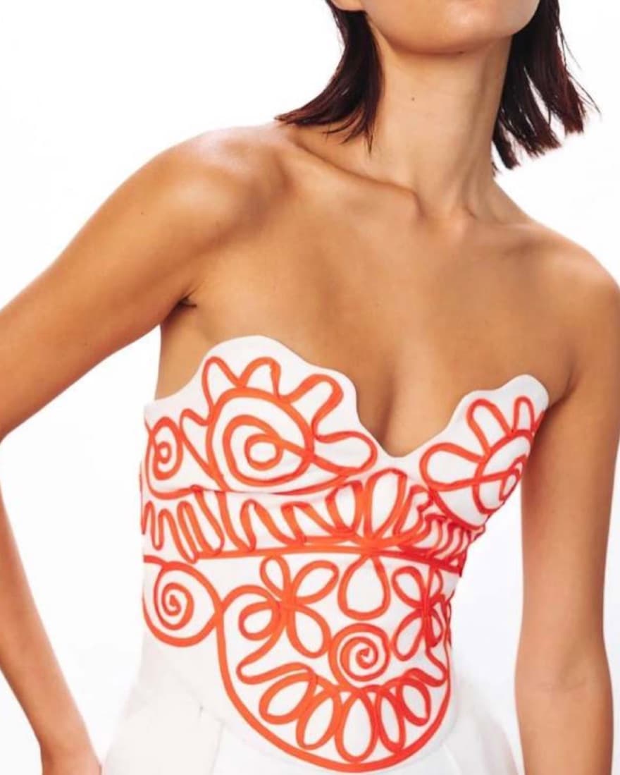 Mara Hoffman - Lena Strapless Crop Top - Image 1