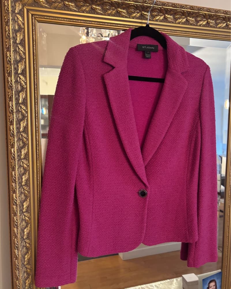 St John Pink Blazer - Image 2