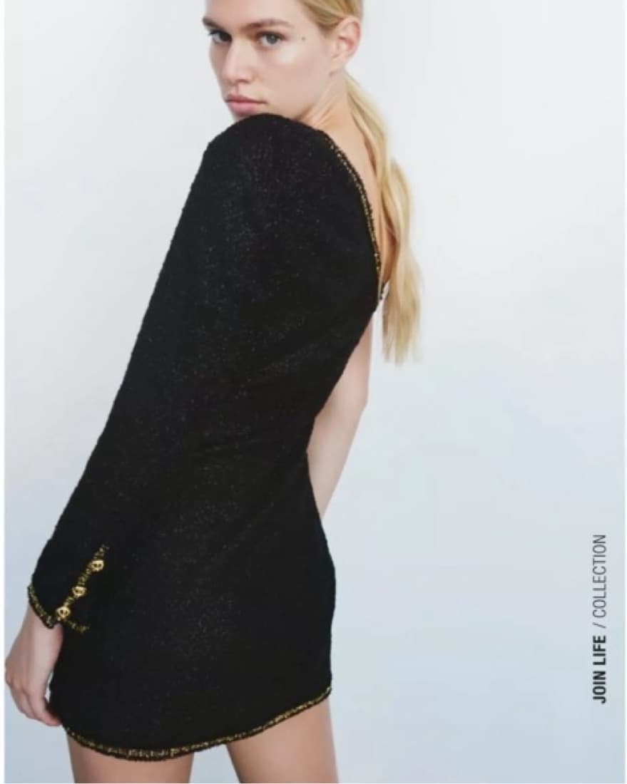 Black Gold Mini dress - Image 6