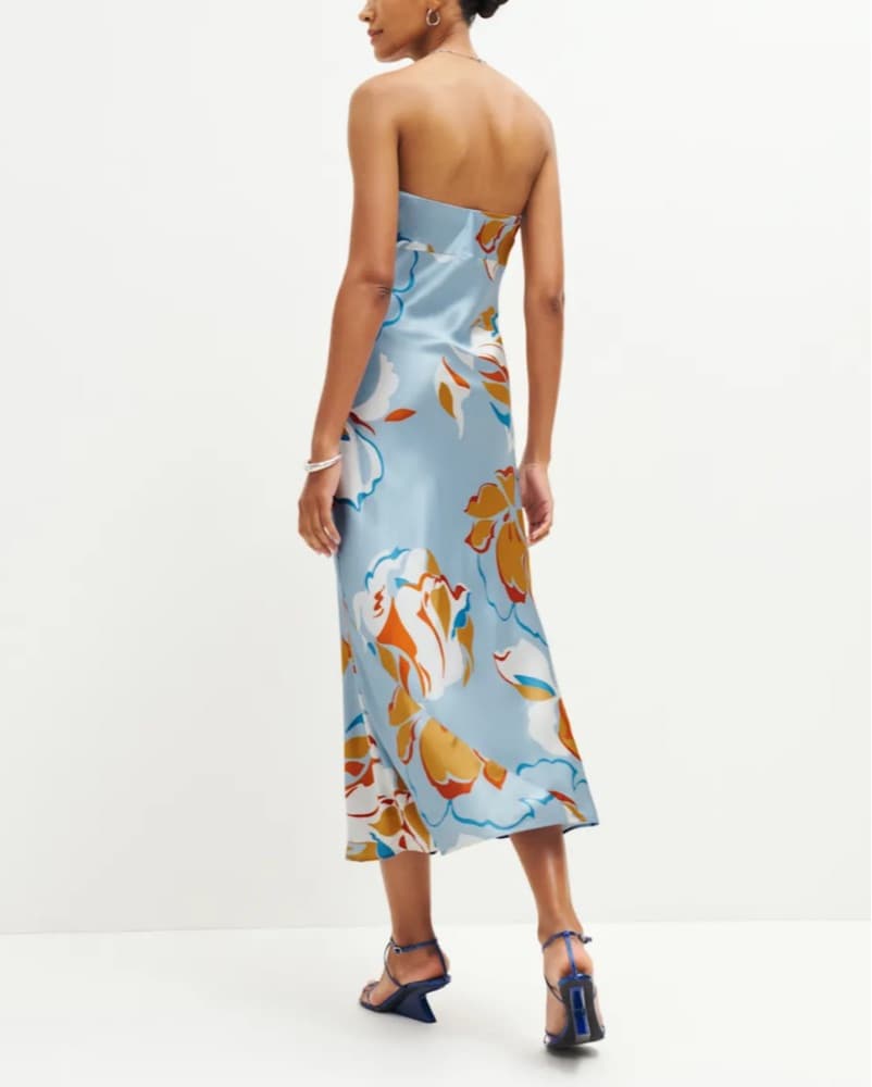 Reformation Midi Cocktail Silk Dress - Image 2