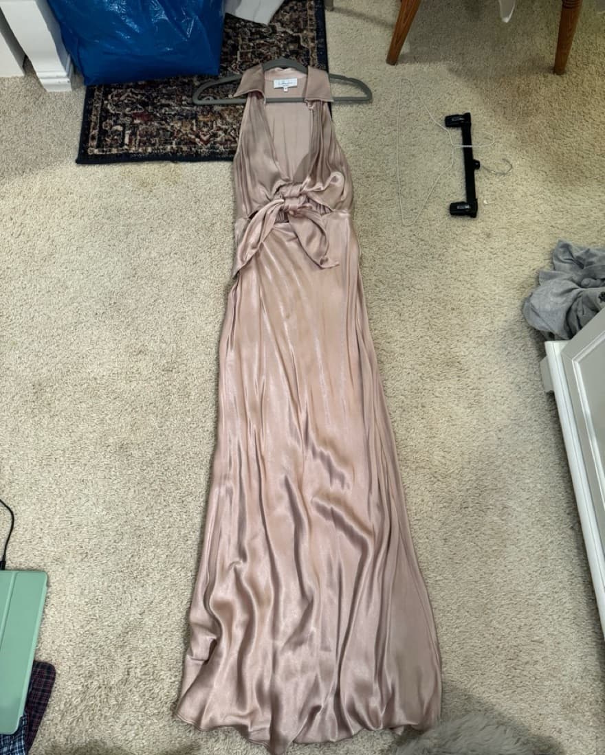Rose Gold Revolve Maxi Dress - Image 2