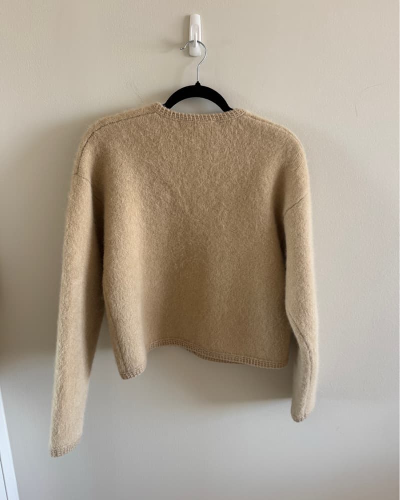 Frame Lofty Crochet Cardigan - Image 5