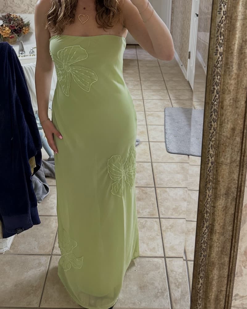 Peppermayo Beaded Flower Dress - Image 1