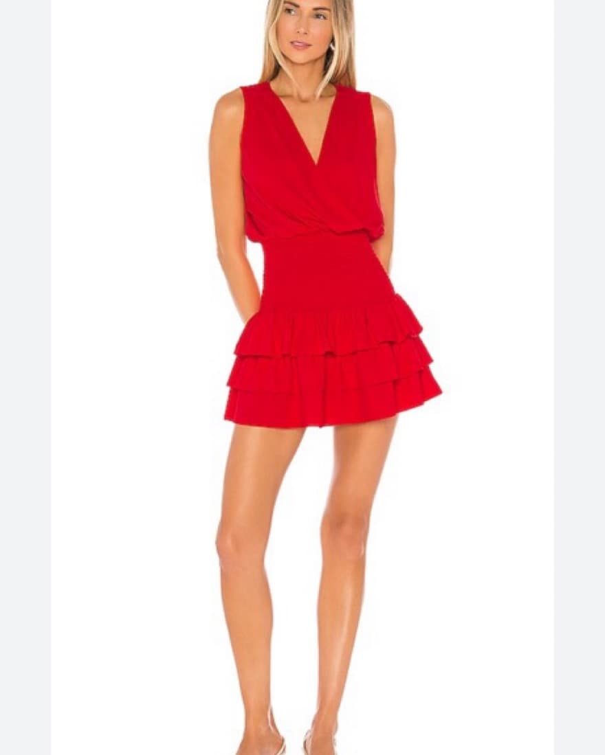Amanda Uprichard Red dress - Image 3