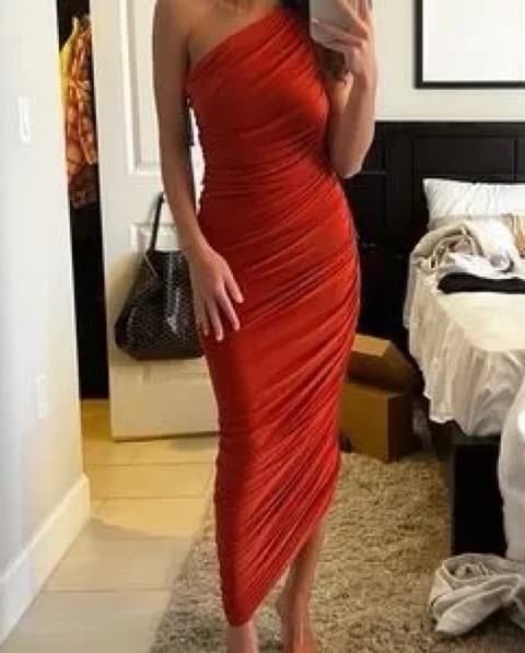 Norma Kamali Diana Dress - Image 4