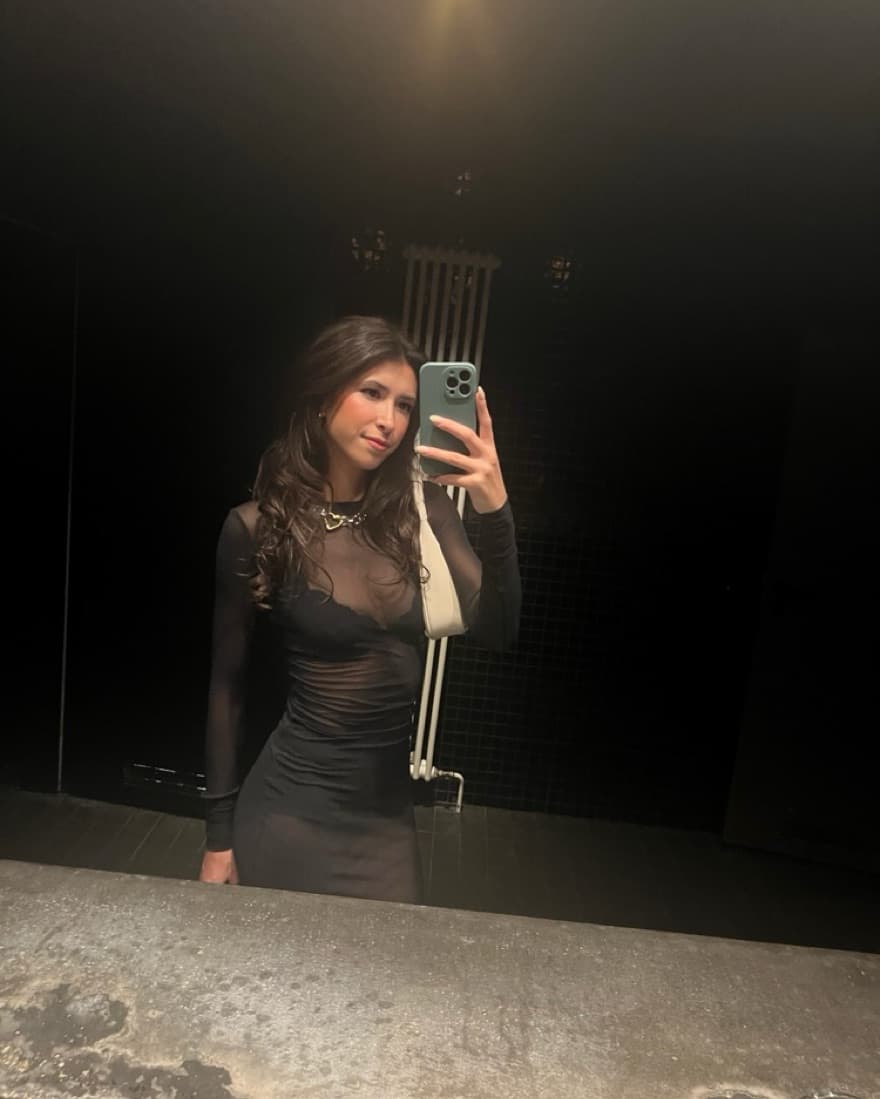 Skims Summer Mesh Long Sleeve Dress - Image 2