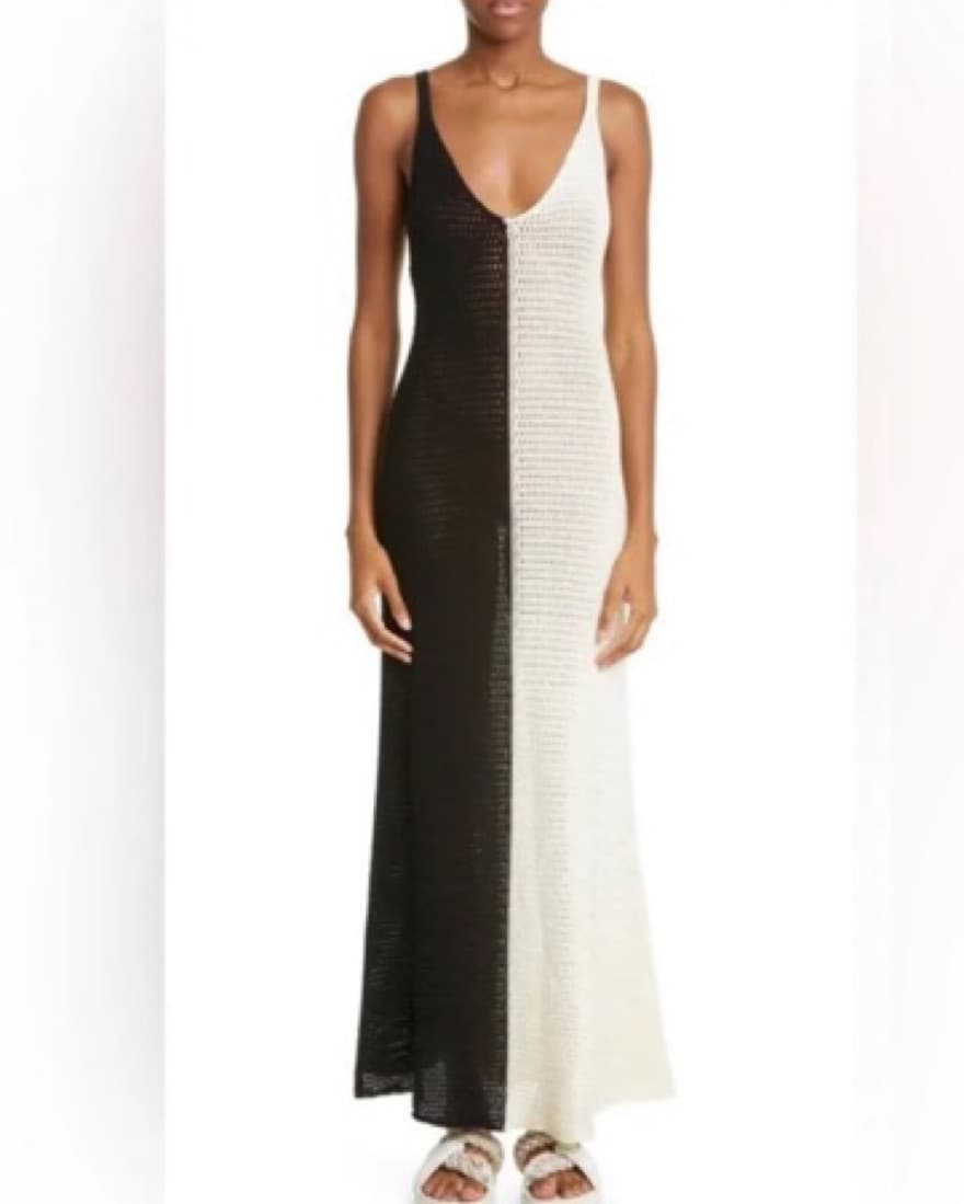 Zimmermann Black White Crochet Dress - Image 4