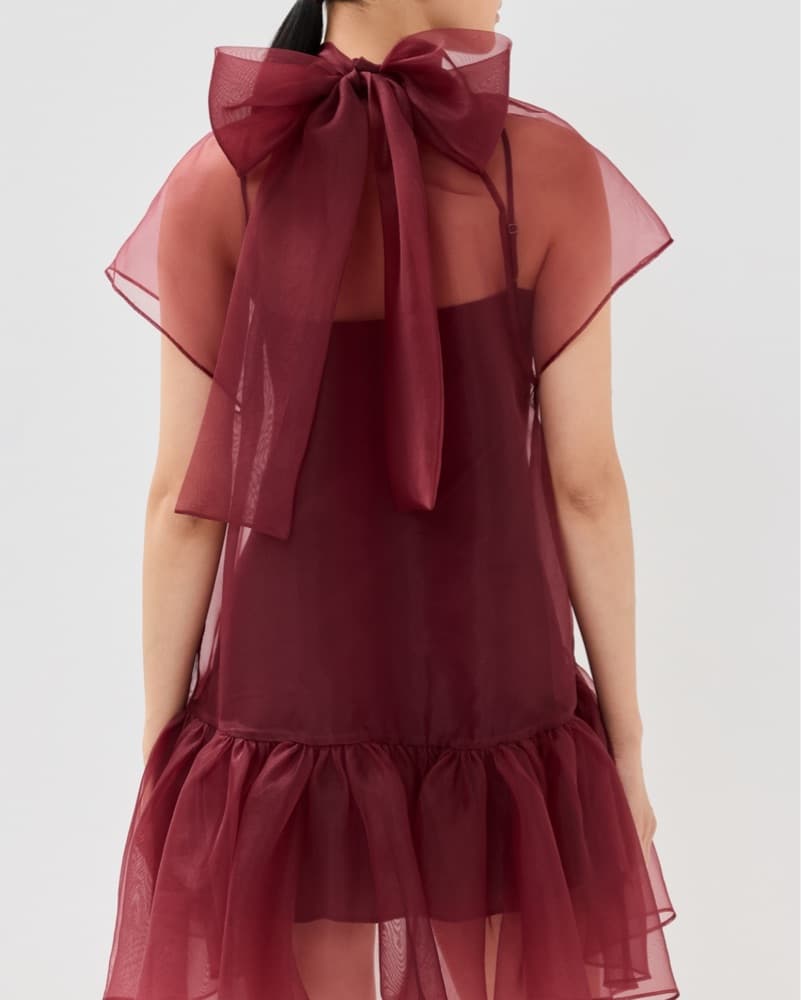 Simkhai Beaux Oxblood Dress - Image 3