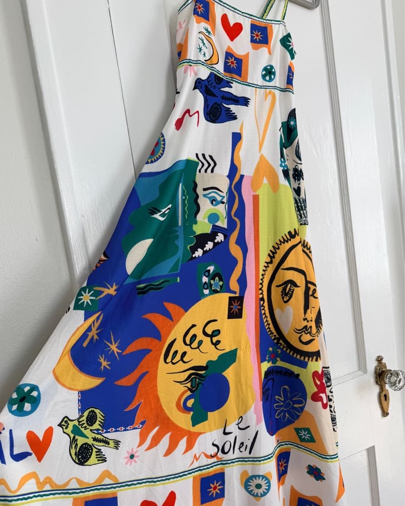 Soleil Linen Midi Sundress - Image 3