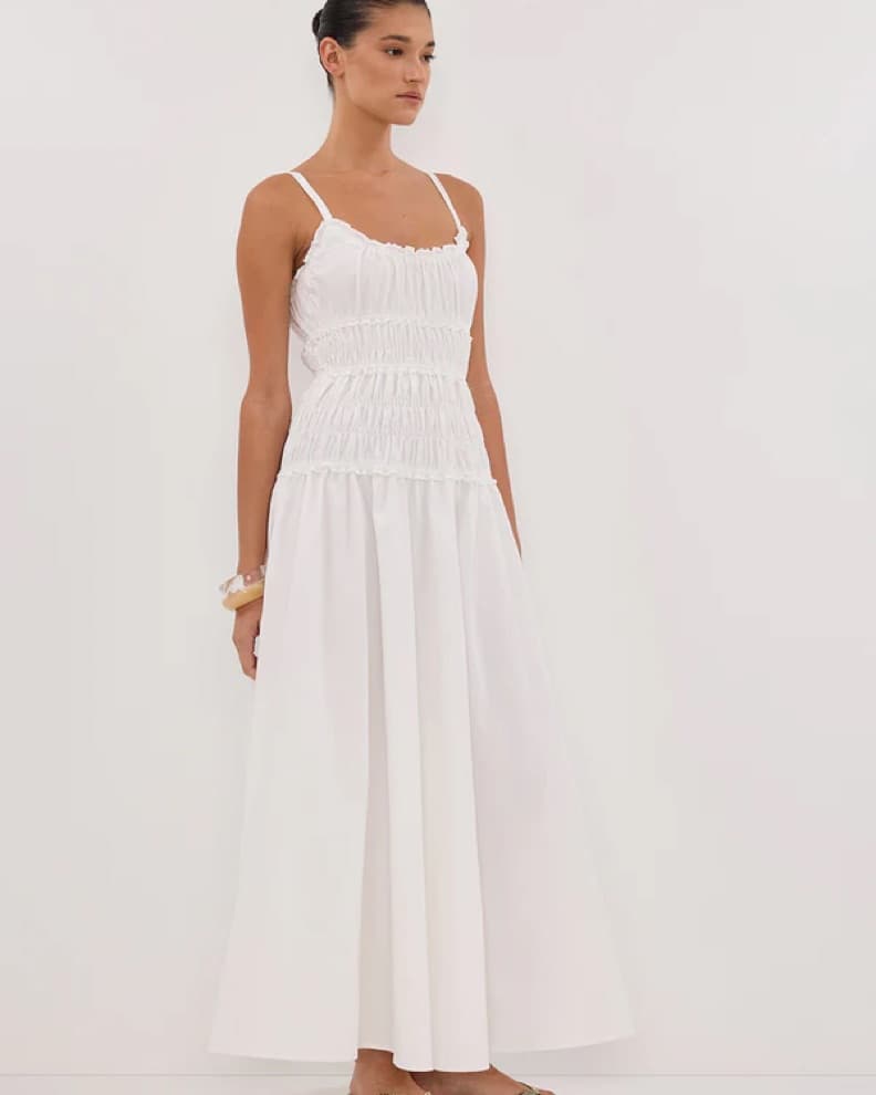 Dissh White Tiered Maxi Dress - Image 2