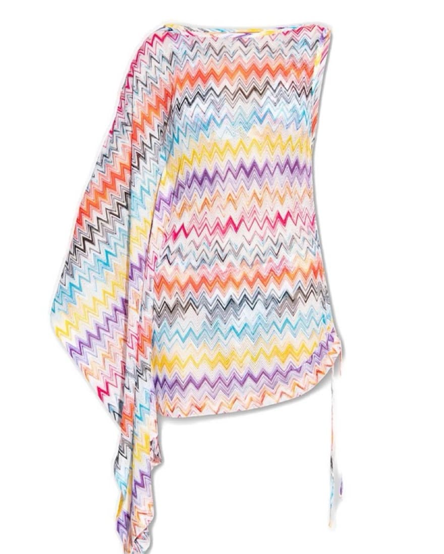 Missoni Zig-zag One Shoulder Dress - Image 1