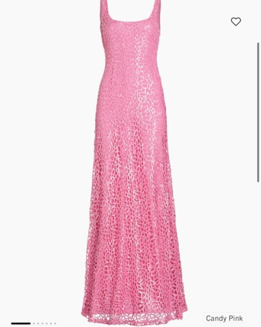 Pink ML Monique Lhuillier Gown - Image 1