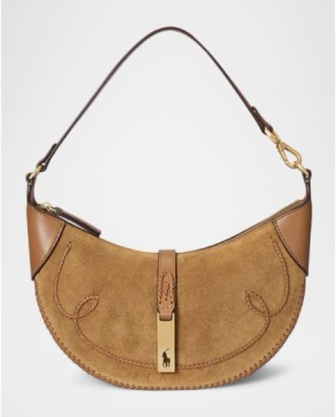 Ralph Lauren Polo ID Mini Suede Bag - Image 2