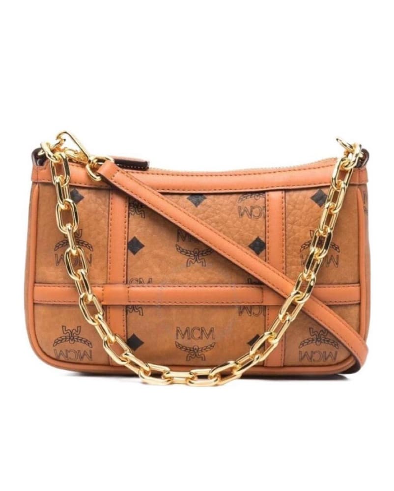 Versatile MCM Monogram Crossbody Bag - Image 2