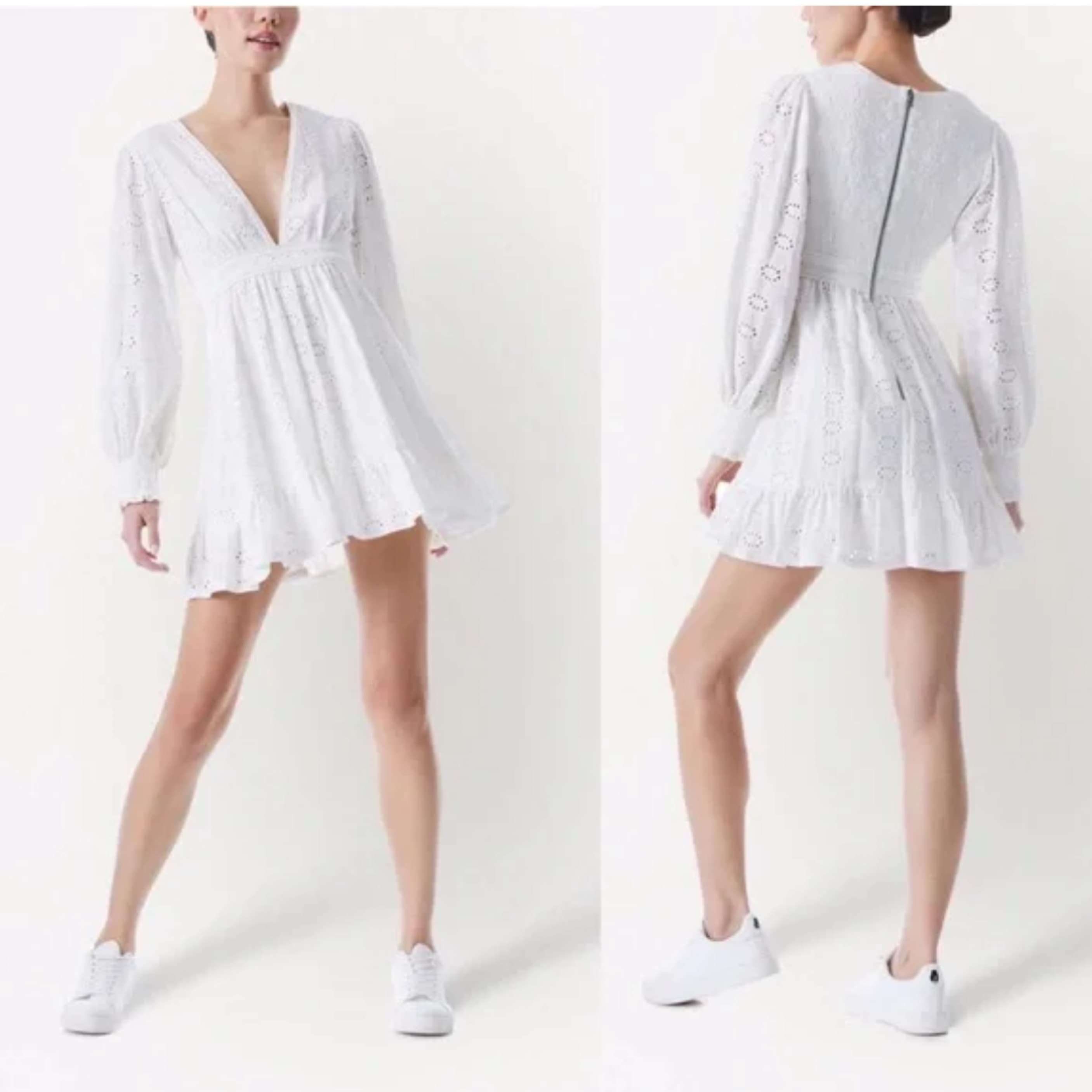 Alice & Olivia White Dress - Image 2