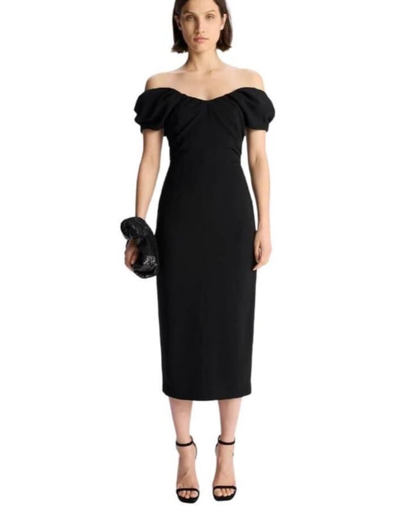 Chic A.L.C. Black Midi Dress - Image 1