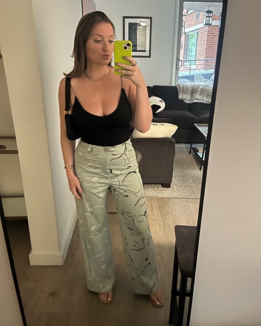 Princess Polly Face Pants - Image 1