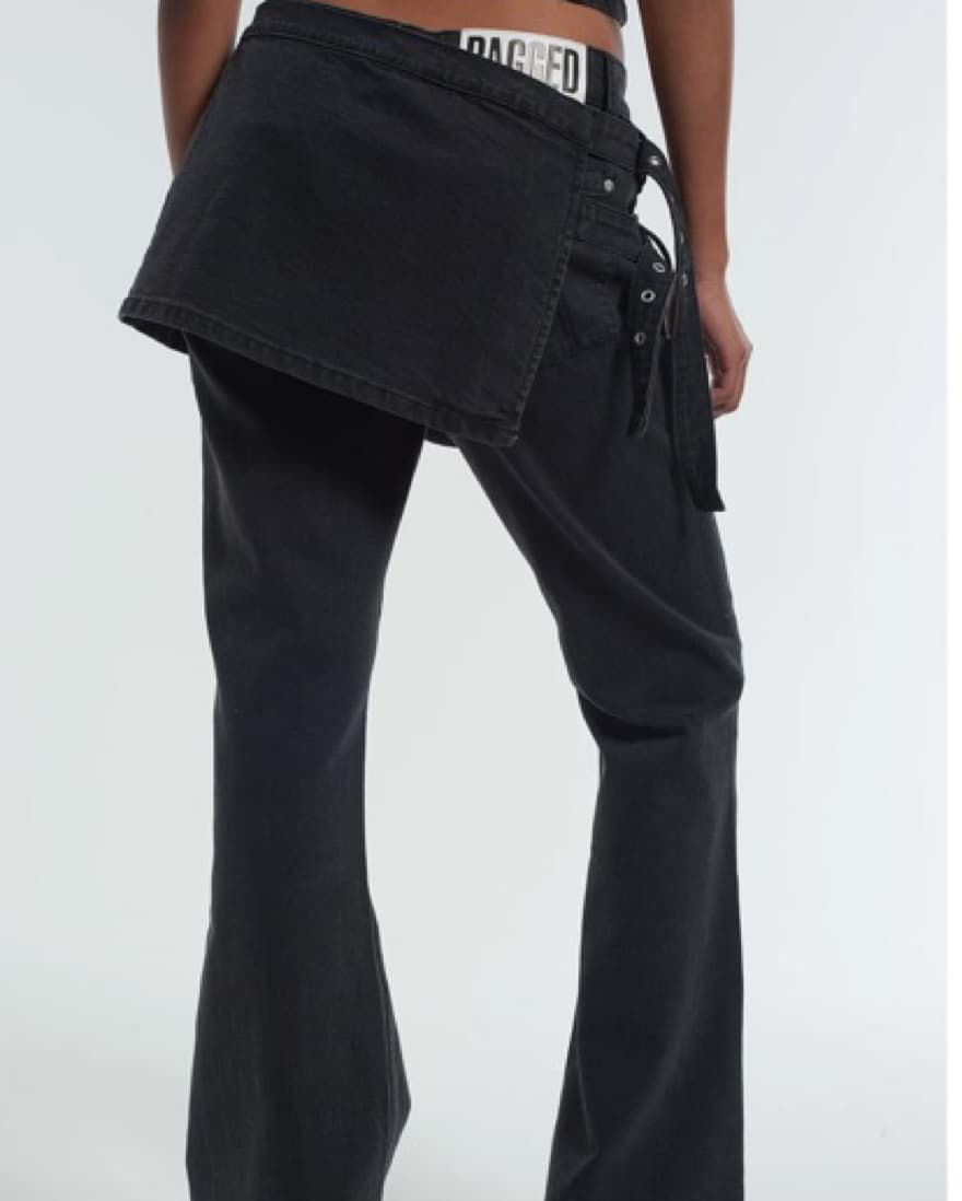Low Rider Jean Skirt  - Image 4
