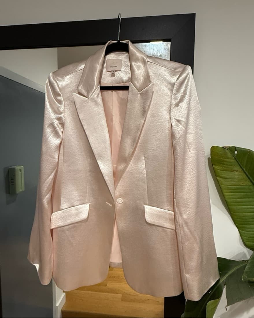 Elegant Satin Blazer - Image 2