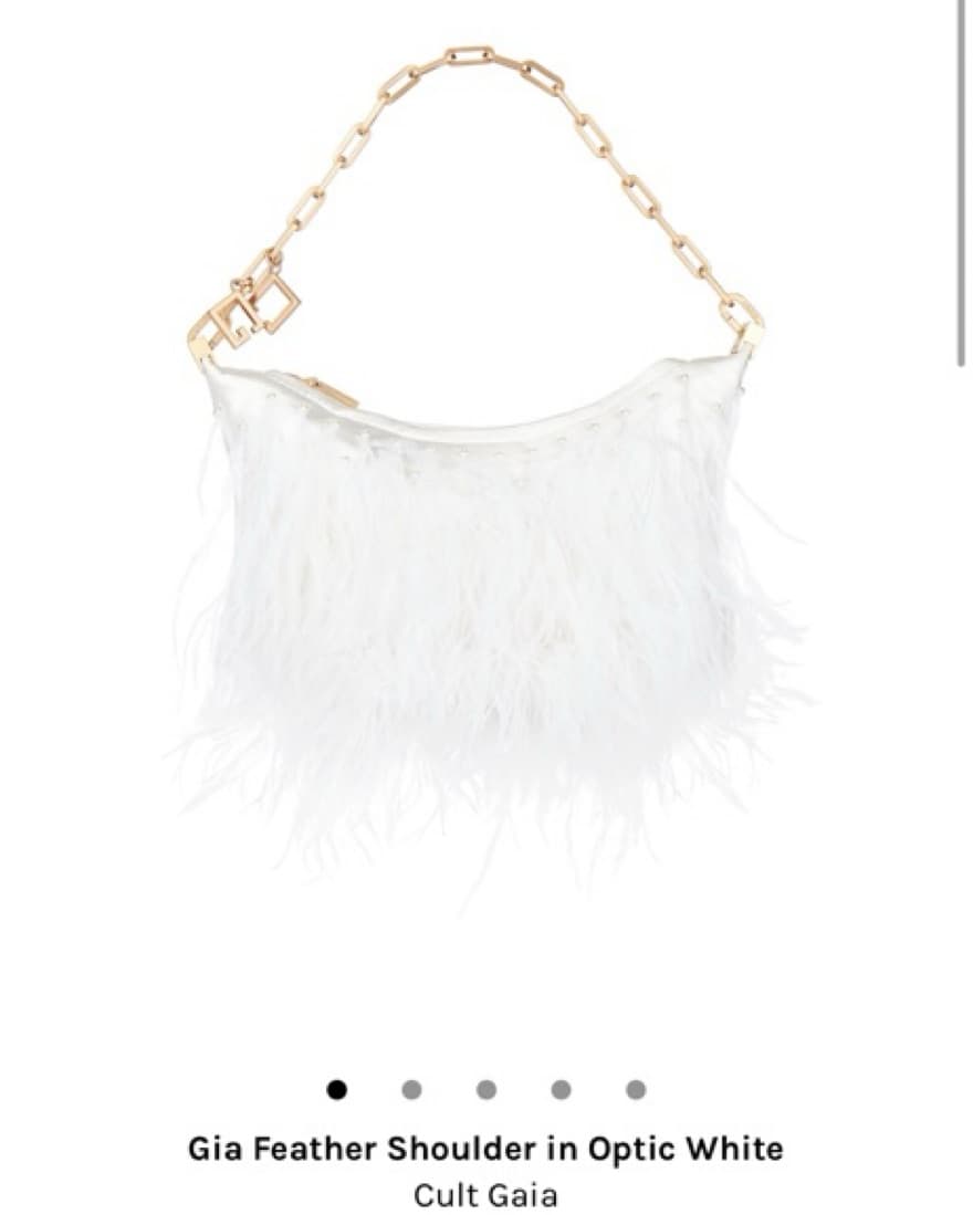 CULT GAIA Gia Feather Shoulder Bag - Image 1