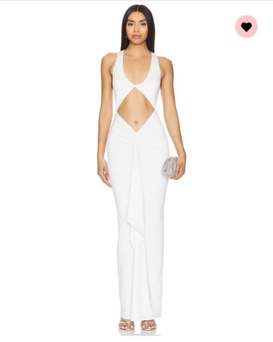 Amai Maxi Dress In White  - Image 1