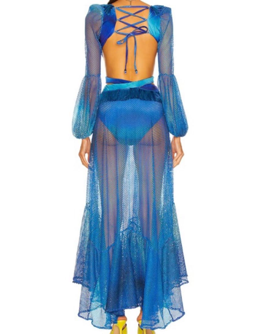 Patbo Blue Ombre Dress - Image 3