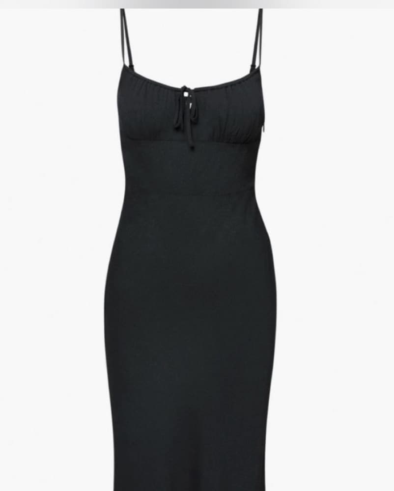 Aritzia Midi Black Dress - Image 1