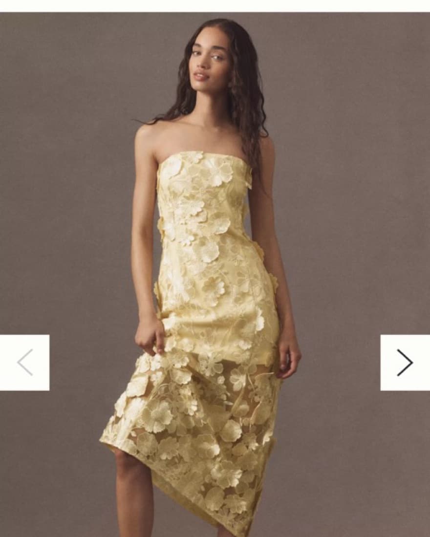 Endless Rose Strapless Floral Dress - Image 1