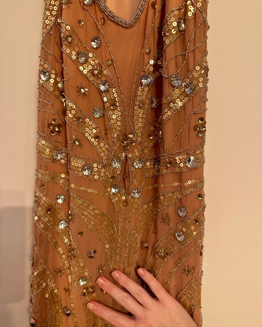 Y2k Does 20s Bejeweled Dress  - Image 2