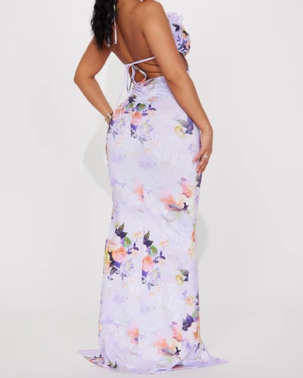 Stunning Floral Maxi Dress - Image 5
