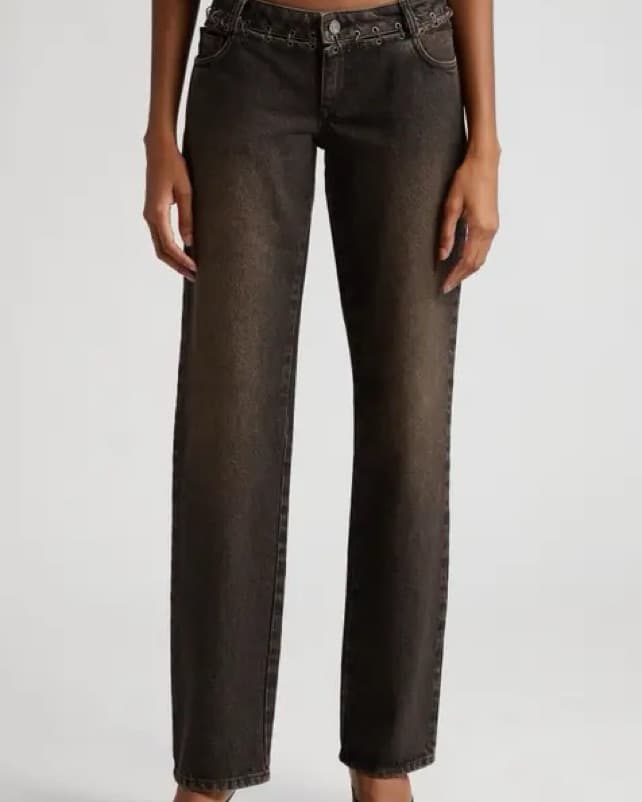 Miaou Brown Denim Set - Image 5