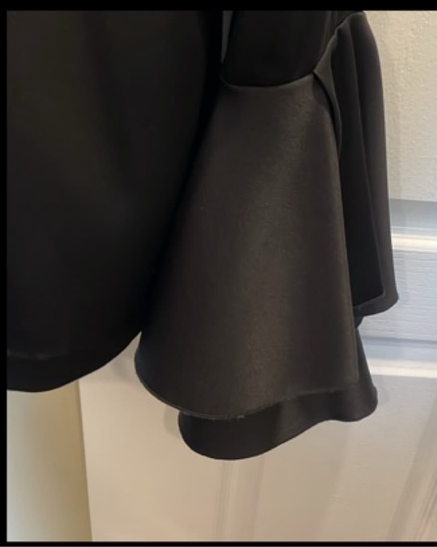 GALVAN London Black Flared Top - Image 4