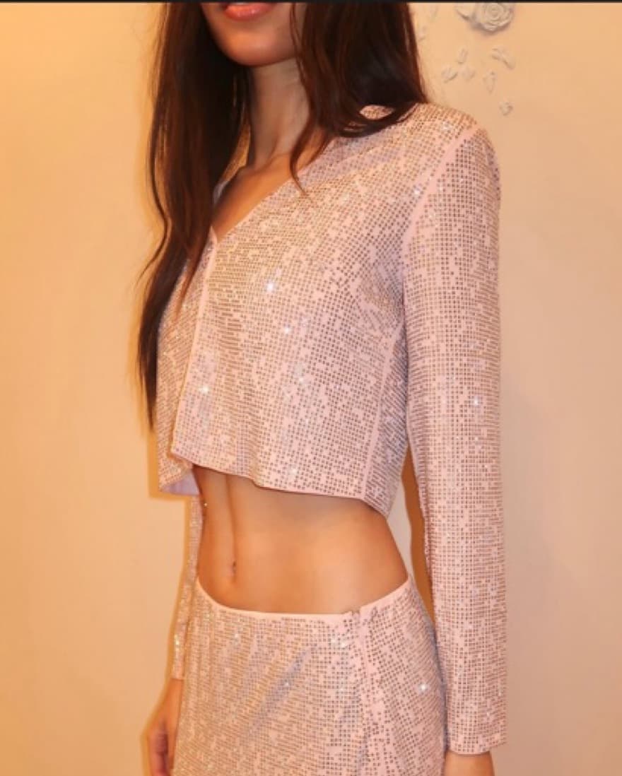 LoveShackFancy Crystal Top - Image 1