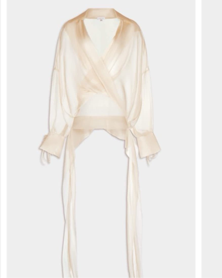 See Through Chiffon Blouse - Image 1