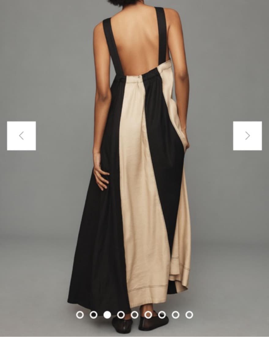 The Ami Linen Halter Maxi Dress by Maeve - Image 2