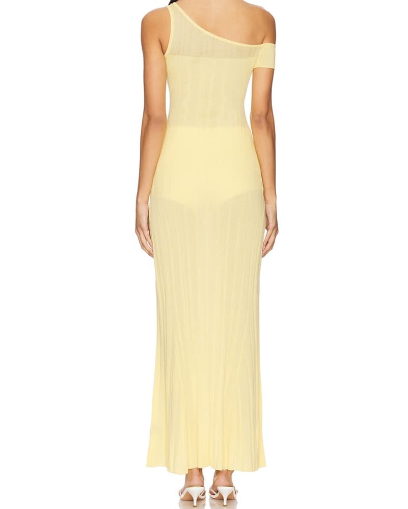 AFRM Hoda Maxi Dress In Buttercup - Image 2