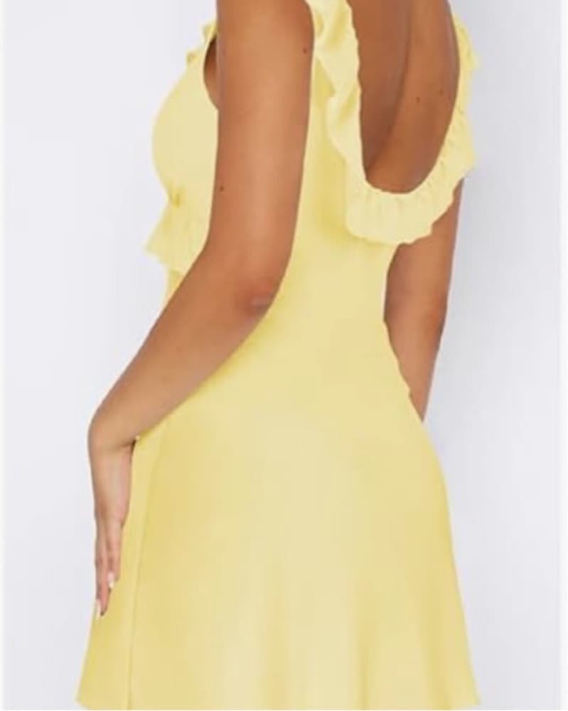 Yellow Mini Dress  - Image 2