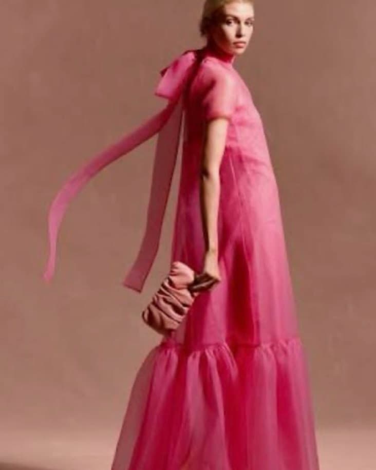 Staud Calluna Dress Pink - Image 2