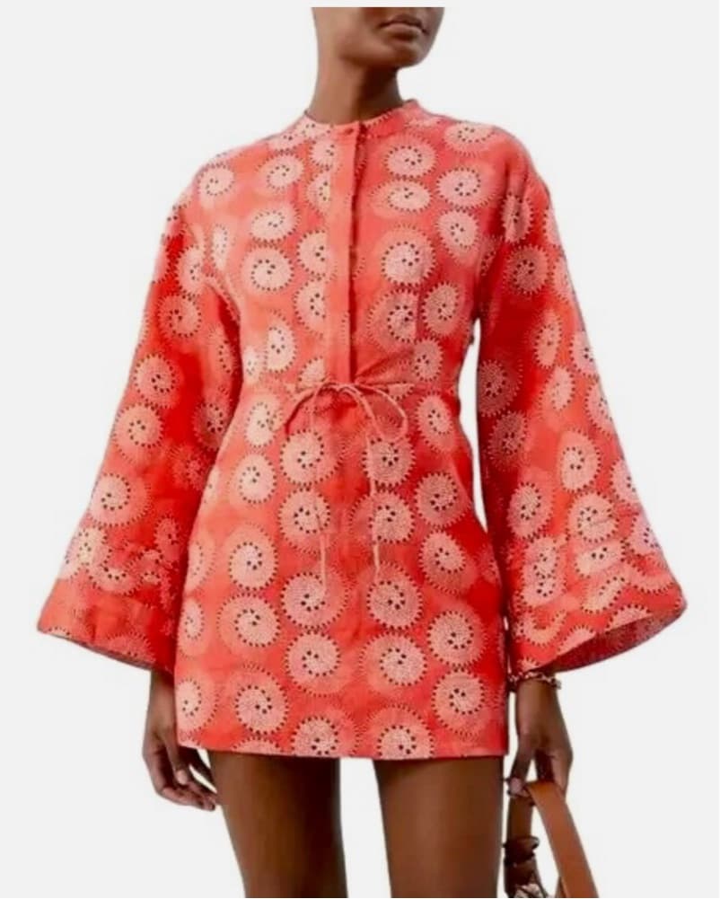Staud Karlee Mini Dress - Image 2